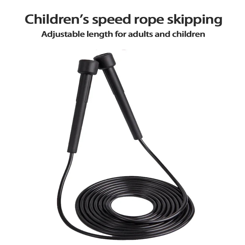 Professional Jump Rope for Kids Adult Fitness Crossfit Rapid Speed Skipping Rope Adjustable PVC Speed Rope Gym Fitness Equipment