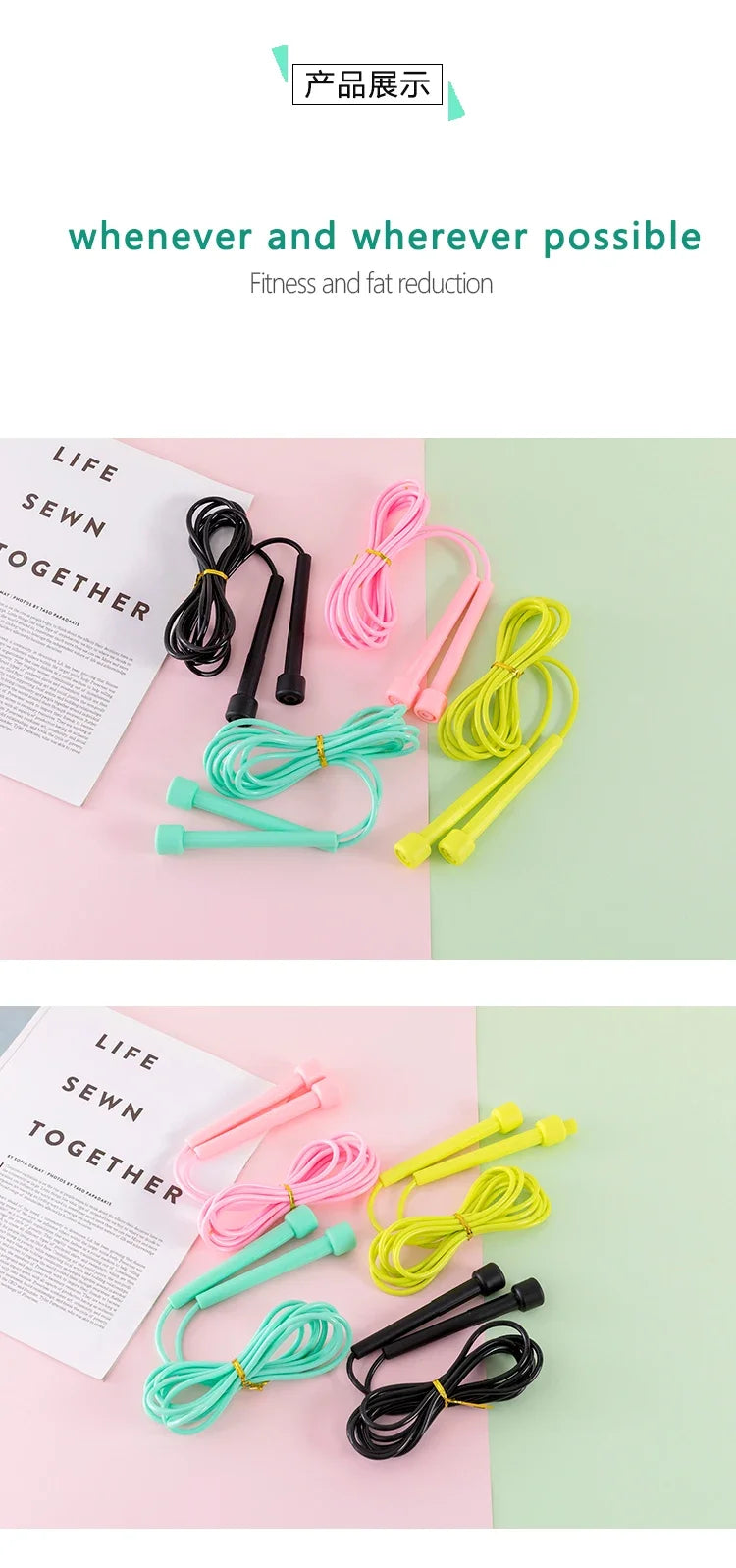 Professional Jump Rope for Kids Adult Fitness Crossfit Rapid Speed Skipping Rope Adjustable PVC Speed Rope Gym Fitness Equipment